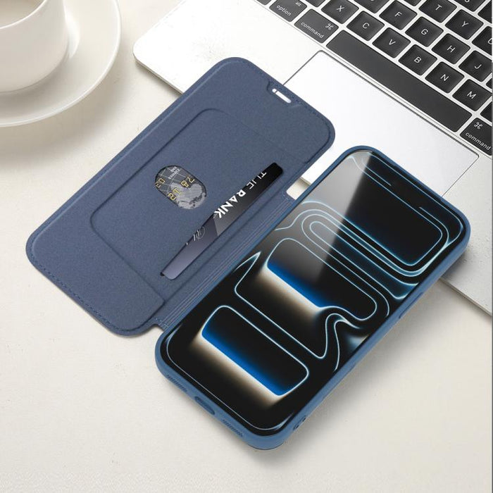 Imitate Liquid Skin Feel Leather Phone Case with Card Slots, For iPhone 17 Pro Max, For iPhone 17 Pro, For iPhone 17, For iPhone Air