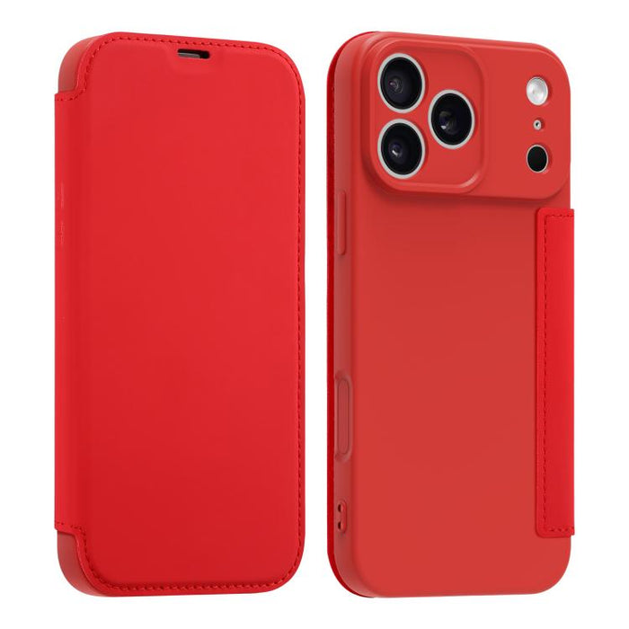 Imitate Liquid Skin Feel Leather Phone Case with Card Slots, For iPhone 17 Pro Max, For iPhone 17 Pro, For iPhone 17, For iPhone Air