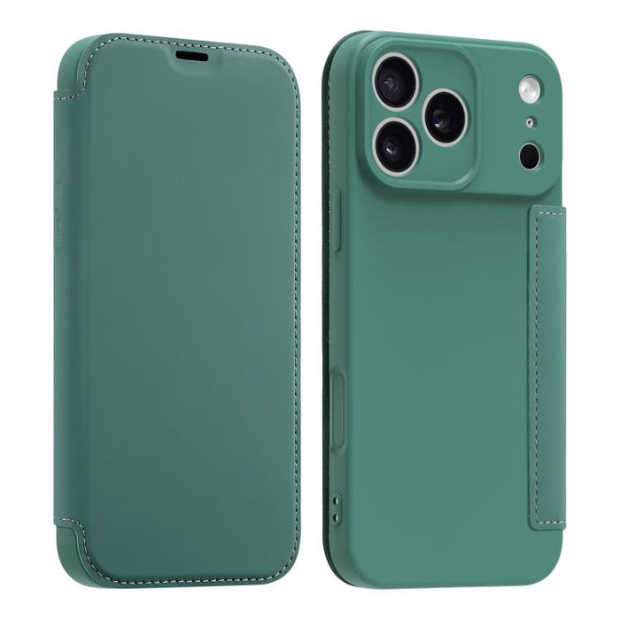Imitate Liquid Skin Feel Leather Phone Case with Card Slots, For iPhone 17 Pro Max, For iPhone 17 Pro, For iPhone 17, For iPhone Air