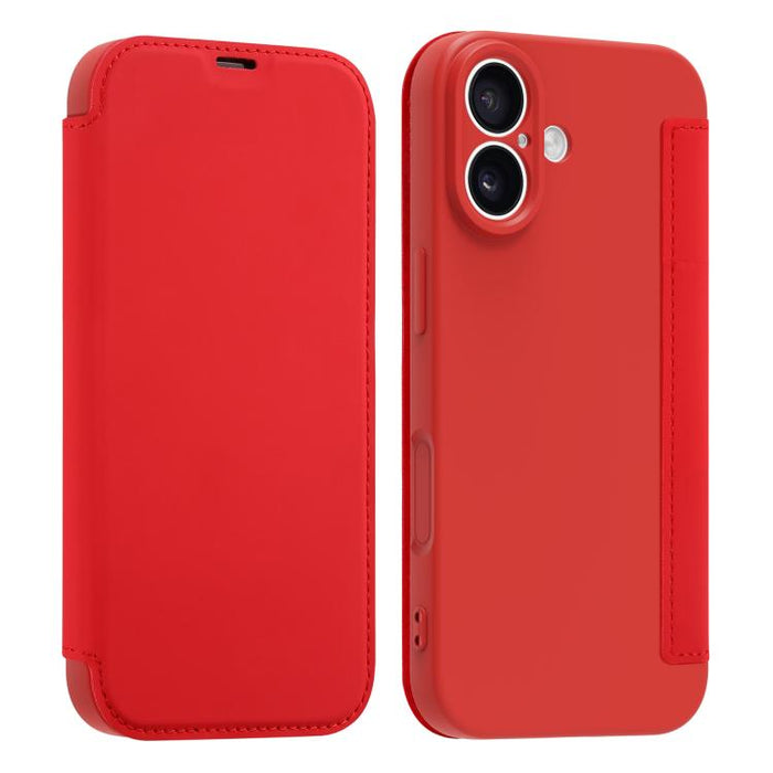 Imitate Liquid Skin Feel Leather Phone Case with Card Slots, For iPhone 17 Pro Max, For iPhone 17 Pro, For iPhone 17, For iPhone Air