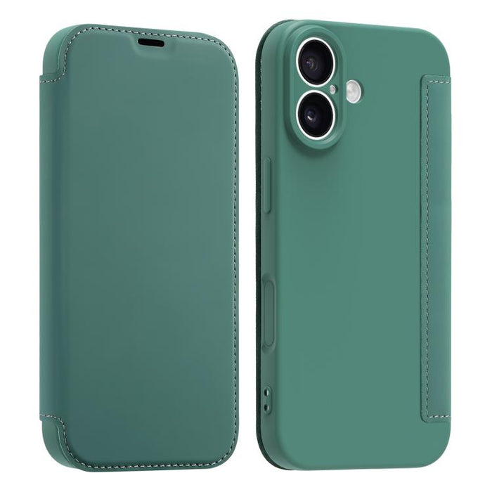 Imitate Liquid Skin Feel Leather Phone Case with Card Slots, For iPhone 17 Pro Max, For iPhone 17 Pro, For iPhone 17, For iPhone Air