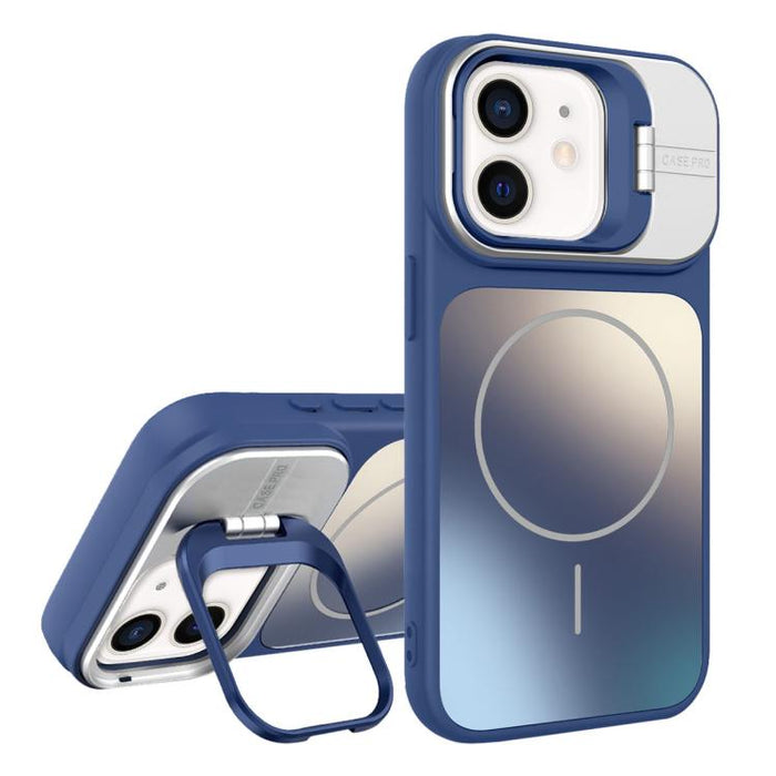 AG Frosted Lens Holder MagSafe Phone Case, For iPhone 12 Pro Max, For iPhone 12 Pro, For iPhone 11