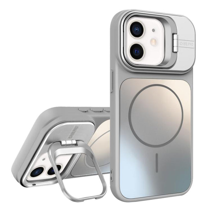 AG Frosted Lens Holder MagSafe Phone Case, For iPhone 12 Pro Max, For iPhone 12 Pro, For iPhone 11