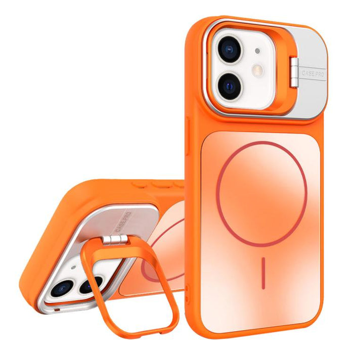 AG Frosted Lens Holder MagSafe Phone Case, For iPhone 12 Pro Max, For iPhone 12 Pro, For iPhone 11