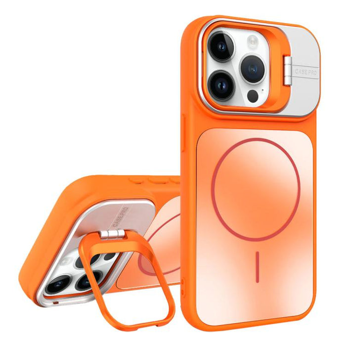 AG Frosted Lens Holder MagSafe Phone Case, For iPhone 12 Pro Max, For iPhone 12 Pro, For iPhone 11