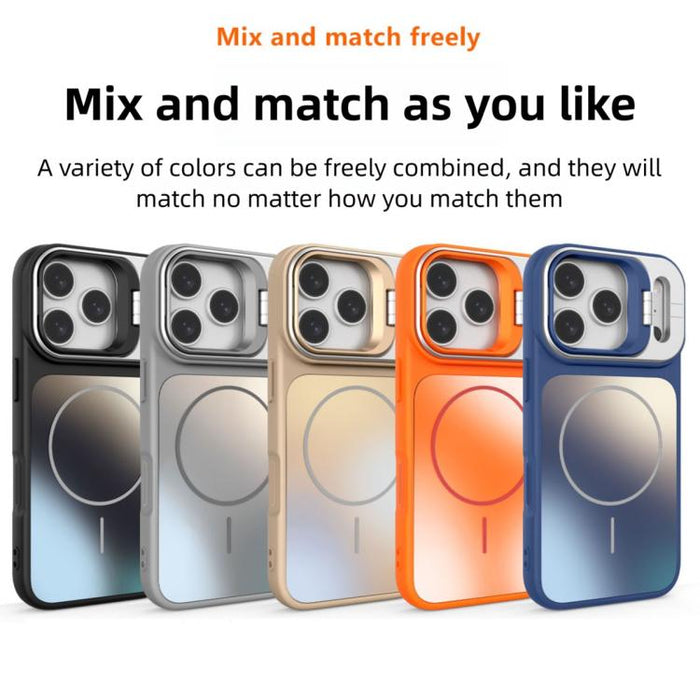 AG Frosted Lens Holder MagSafe Phone Case, For iPhone 12 Pro Max, For iPhone 12 Pro, For iPhone 11