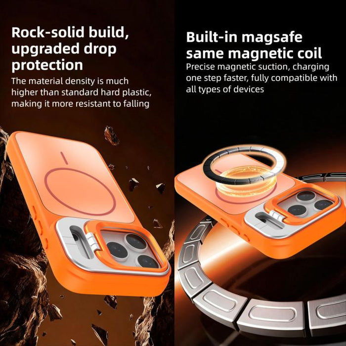 AG Frosted Lens Holder MagSafe Phone Case, For iPhone 12 Pro Max, For iPhone 12 Pro, For iPhone 11