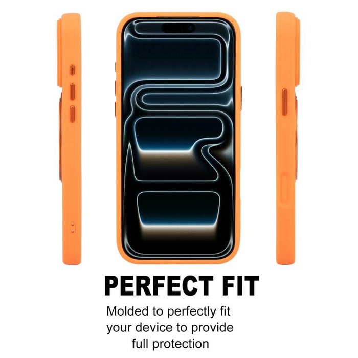 GEBEI Jazz Series 360 Degree Rotation Holder Skin Feel Frosted MagSafe Phone Case, For iPhone 17 Pro Max, For iPhone 17 Pro