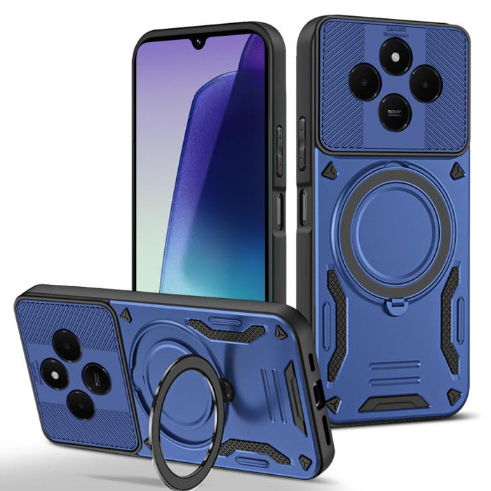 Funda para teléfono MagSafe 2 en 1 de TPU con soporte giratorio, For Redmi K90 Pro Max / Poco F8 Ultra 5G, For Redmi K90 / Poco F8 Pro 5G, For Redmi 15C 5G / 4G EU 173mm, For Redmi A5 4G 173.3mm, For Redmi 14C 5G / 4G, For Redmi Note 14 Pro+ 5G