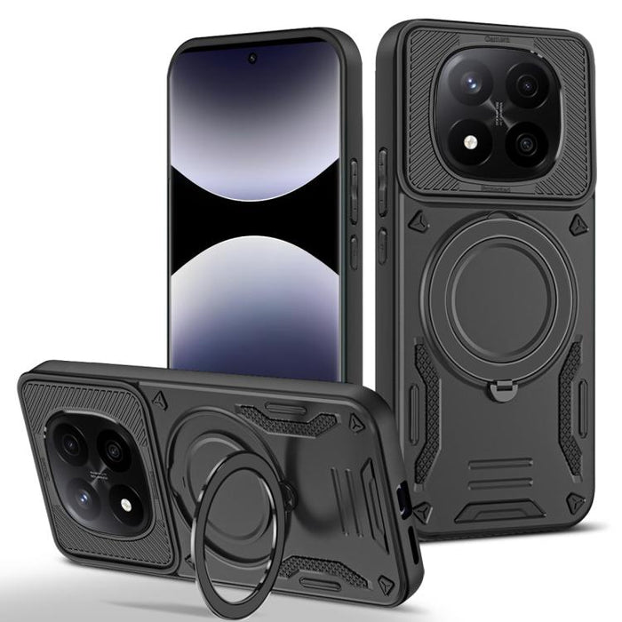 Funda para teléfono MagSafe 2 en 1 de TPU con soporte giratorio, For Redmi K90 Pro Max / Poco F8 Ultra 5G, For Redmi K90 / Poco F8 Pro 5G, For Redmi 15C 5G / 4G EU 173mm, For Redmi A5 4G 173.3mm, For Redmi 14C 5G / 4G, For Redmi Note 14 Pro+ 5G