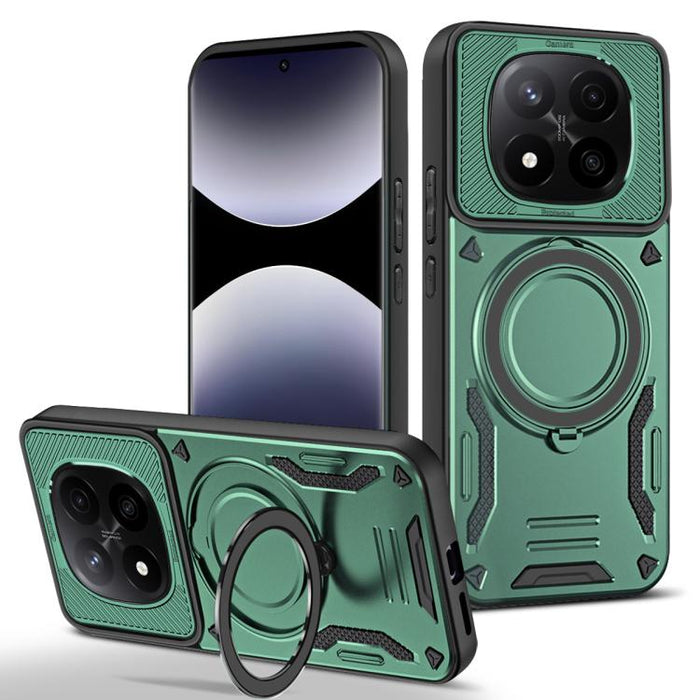 Funda para teléfono MagSafe 2 en 1 de TPU con soporte giratorio, For Redmi K90 Pro Max / Poco F8 Ultra 5G, For Redmi K90 / Poco F8 Pro 5G, For Redmi 15C 5G / 4G EU 173mm, For Redmi A5 4G 173.3mm, For Redmi 14C 5G / 4G, For Redmi Note 14 Pro+ 5G