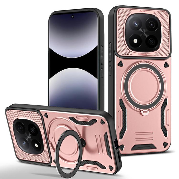 Funda para teléfono MagSafe 2 en 1 de TPU con soporte giratorio, For Redmi K90 Pro Max / Poco F8 Ultra 5G, For Redmi K90 / Poco F8 Pro 5G, For Redmi 15C 5G / 4G EU 173mm, For Redmi A5 4G 173.3mm, For Redmi 14C 5G / 4G, For Redmi Note 14 Pro+ 5G