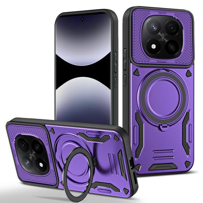 Funda para teléfono MagSafe 2 en 1 de TPU con soporte giratorio, For Redmi K90 Pro Max / Poco F8 Ultra 5G, For Redmi K90 / Poco F8 Pro 5G, For Redmi 15C 5G / 4G EU 173mm, For Redmi A5 4G 173.3mm, For Redmi 14C 5G / 4G, For Redmi Note 14 Pro+ 5G