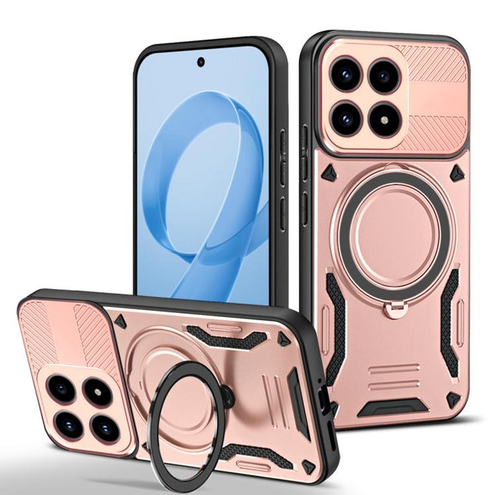 Funda para teléfono MagSafe 2 en 1 de TPU con soporte giratorio, For Redmi K90 Pro Max / Poco F8 Ultra 5G, For Redmi K90 / Poco F8 Pro 5G, For Redmi 15C 5G / 4G EU 173mm, For Redmi A5 4G 173.3mm, For Redmi 14C 5G / 4G, For Redmi Note 14 Pro+ 5G