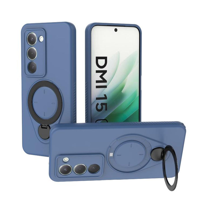 Funda Ring Shield MagSafe de TPU para teléfono con soporte giratorio de 360 grados, For Redmi Note 15 Pro+ 5G 163.3mm, For Redmi Note 15 4G / 5G Global 164mm, For Redmi Note 15 Pro 4G Global 163.2mm, For Redmi Note 15 Pro 5G Global 163.6mm           ...
