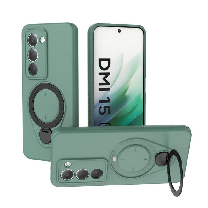 Funda Ring Shield MagSafe de TPU para teléfono con soporte giratorio de 360 grados, For Redmi Note 15 Pro+ 5G 163.3mm, For Redmi Note 15 4G / 5G Global 164mm, For Redmi Note 15 Pro 4G Global 163.2mm, For Redmi Note 15 Pro 5G Global 163.6mm           ...