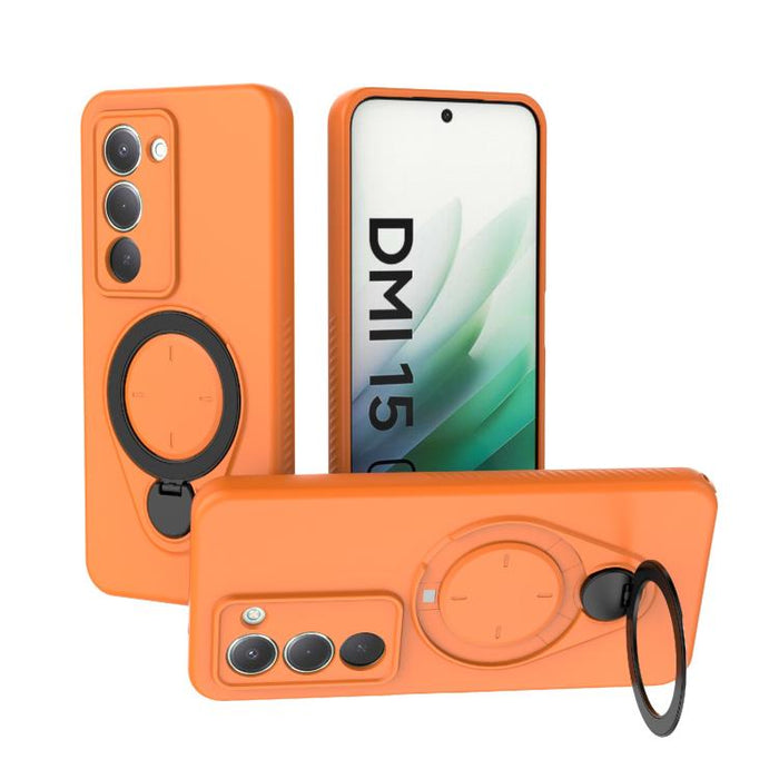Funda Ring Shield MagSafe de TPU para teléfono con soporte giratorio de 360 grados, For Redmi Note 15 Pro+ 5G 163.3mm, For Redmi Note 15 4G / 5G Global 164mm, For Redmi Note 15 Pro 4G Global 163.2mm, For Redmi Note 15 Pro 5G Global 163.6mm           ...