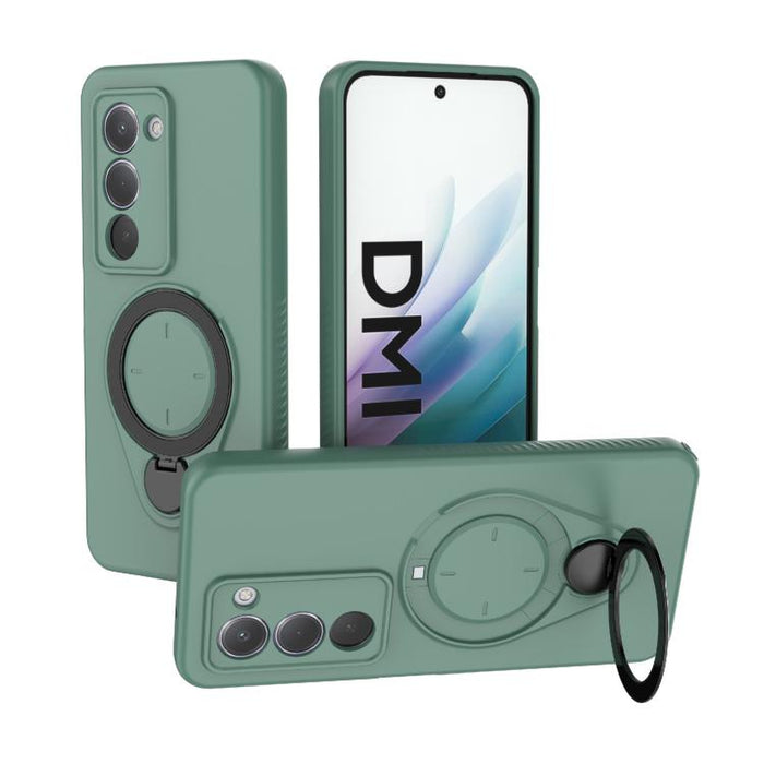 Funda Ring Shield MagSafe de TPU para teléfono con soporte giratorio de 360 grados, For Redmi Note 15 Pro+ 5G 163.3mm, For Redmi Note 15 4G / 5G Global 164mm, For Redmi Note 15 Pro 4G Global 163.2mm, For Redmi Note 15 Pro 5G Global 163.6mm           ...