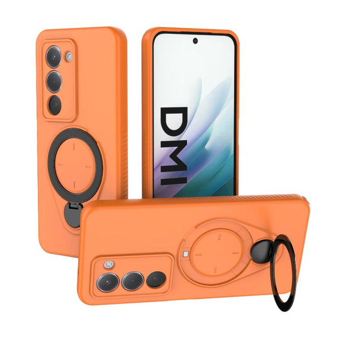 Funda Ring Shield MagSafe de TPU para teléfono con soporte giratorio de 360 grados, For Redmi Note 15 Pro+ 5G 163.3mm, For Redmi Note 15 4G / 5G Global 164mm, For Redmi Note 15 Pro 4G Global 163.2mm, For Redmi Note 15 Pro 5G Global 163.6mm           ...
