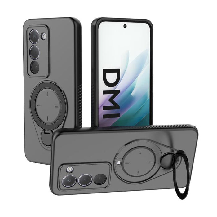 Funda Ring Shield MagSafe de TPU para teléfono con soporte giratorio de 360 grados, For Redmi Note 15 Pro+ 5G 163.3mm, For Redmi Note 15 4G / 5G Global 164mm, For Redmi Note 15 Pro 4G Global 163.2mm, For Redmi Note 15 Pro 5G Global 163.6mm           ...