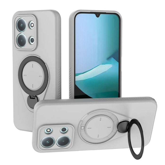 Funda Ring Shield MagSafe de TPU para teléfono con soporte giratorio de 360 grados, For Redmi Note 15 Pro+ 5G 163.3mm, For Redmi Note 15 4G / 5G Global 164mm, For Redmi Note 15 Pro 4G Global 163.2mm, For Redmi Note 15 Pro 5G Global 163.6mm           ...