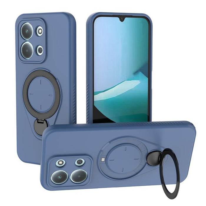 Funda Ring Shield MagSafe de TPU para teléfono con soporte giratorio de 360 grados, For Redmi Note 15 Pro+ 5G 163.3mm, For Redmi Note 15 4G / 5G Global 164mm, For Redmi Note 15 Pro 4G Global 163.2mm, For Redmi Note 15 Pro 5G Global 163.6mm           ...