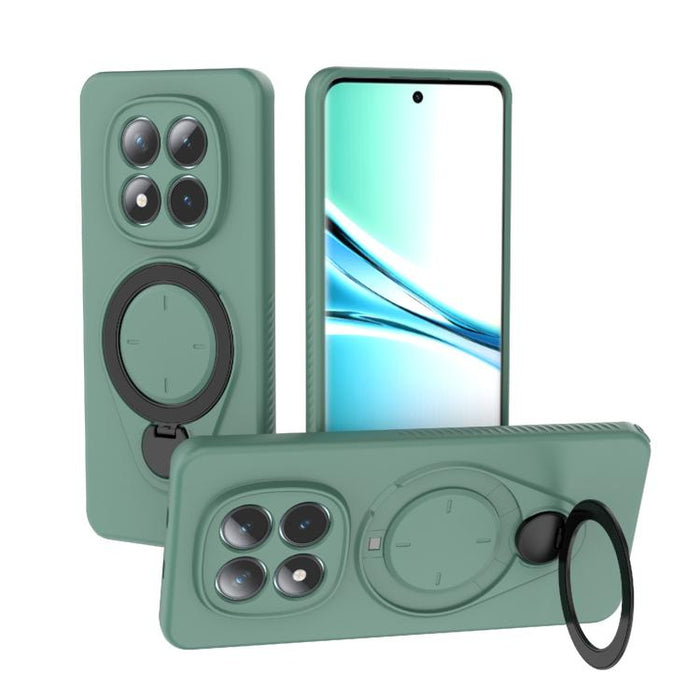 Funda Ring Shield MagSafe de TPU para teléfono con soporte giratorio de 360 grados, For Redmi Note 15 Pro+ 5G 163.3mm, For Redmi Note 15 4G / 5G Global 164mm, For Redmi Note 15 Pro 4G Global 163.2mm, For Redmi Note 15 Pro 5G Global 163.6mm           ...