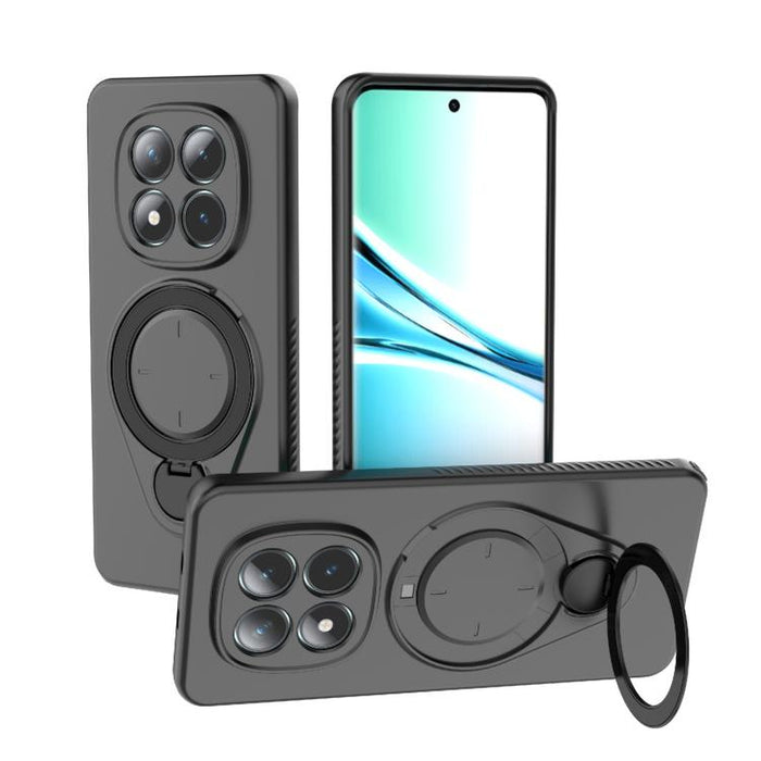 Funda Ring Shield MagSafe de TPU para teléfono con soporte giratorio de 360 grados, For Redmi Note 15 Pro+ 5G 163.3mm, For Redmi Note 15 4G / 5G Global 164mm, For Redmi Note 15 Pro 4G Global 163.2mm, For Redmi Note 15 Pro 5G Global 163.6mm           ...