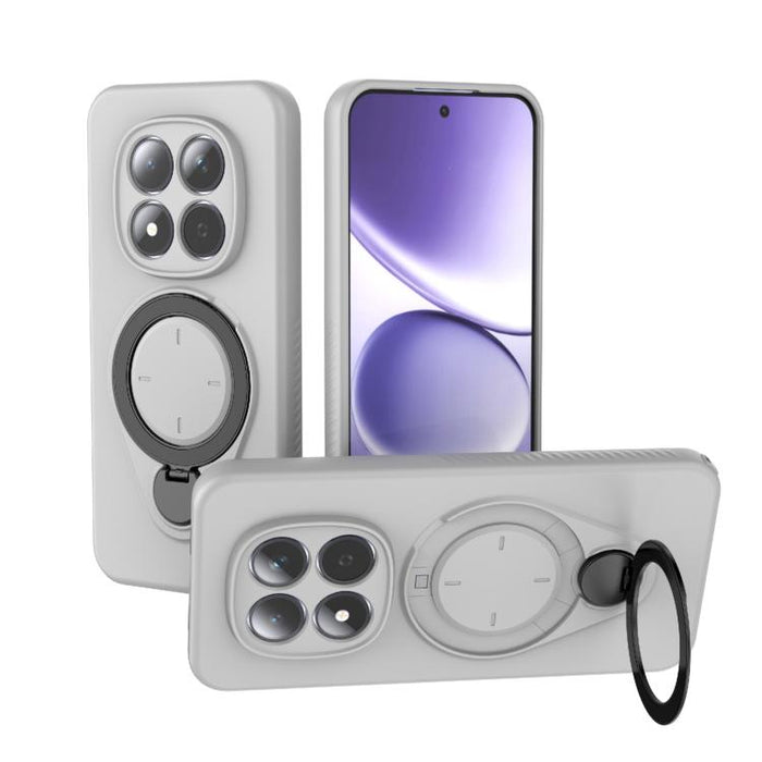 Funda Ring Shield MagSafe de TPU para teléfono con soporte giratorio de 360 grados, For Redmi Note 15 Pro+ 5G 163.3mm, For Redmi Note 15 4G / 5G Global 164mm, For Redmi Note 15 Pro 4G Global 163.2mm, For Redmi Note 15 Pro 5G Global 163.6mm           ...