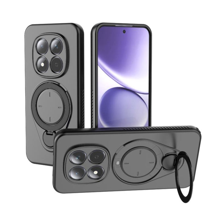 Funda Ring Shield MagSafe de TPU para teléfono con soporte giratorio de 360 grados, For Redmi Note 15 Pro+ 5G 163.3mm, For Redmi Note 15 4G / 5G Global 164mm, For Redmi Note 15 Pro 4G Global 163.2mm, For Redmi Note 15 Pro 5G Global 163.6mm           ...