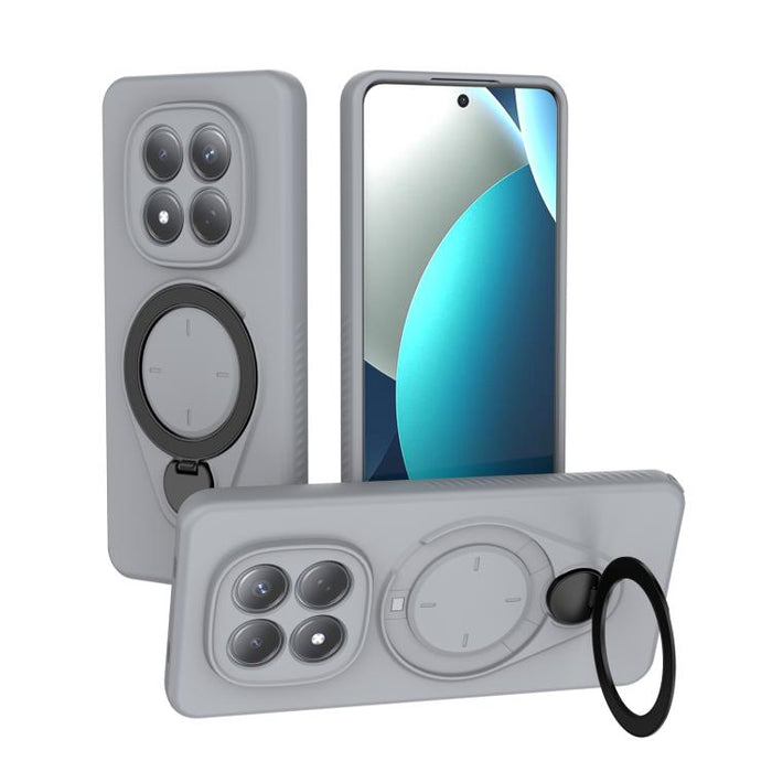 Funda Ring Shield MagSafe de TPU para teléfono con soporte giratorio de 360 grados, For Redmi Note 15 Pro+ 5G 163.3mm, For Redmi Note 15 4G / 5G Global 164mm, For Redmi Note 15 Pro 4G Global 163.2mm, For Redmi Note 15 Pro 5G Global 163.6mm           ...