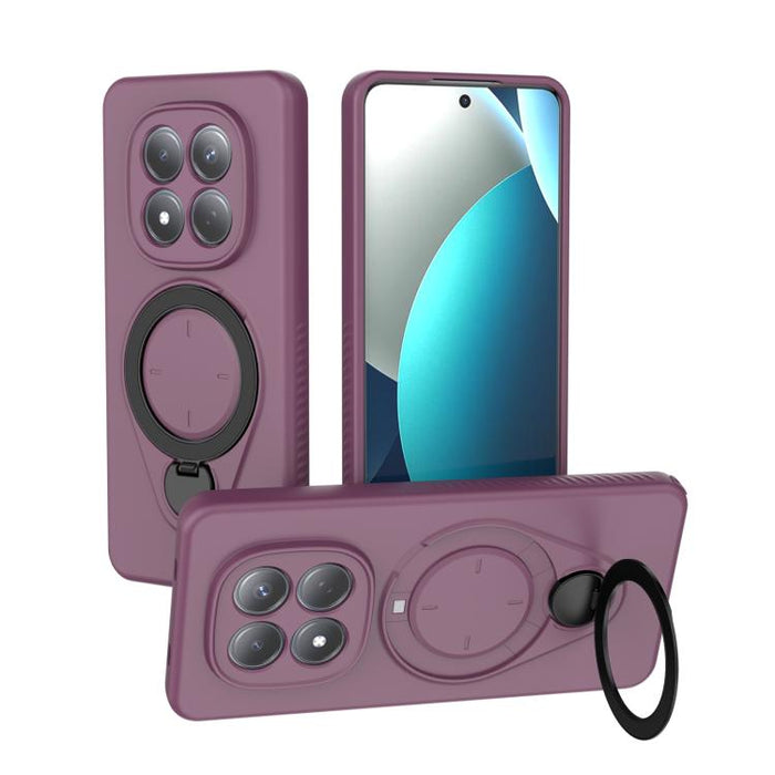 Funda Ring Shield MagSafe de TPU para teléfono con soporte giratorio de 360 grados, For Redmi Note 15 Pro+ 5G 163.3mm, For Redmi Note 15 4G / 5G Global 164mm, For Redmi Note 15 Pro 4G Global 163.2mm, For Redmi Note 15 Pro 5G Global 163.6mm           ...