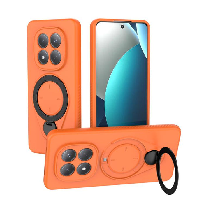 Funda Ring Shield MagSafe de TPU para teléfono con soporte giratorio de 360 grados, For Redmi Note 15 Pro+ 5G 163.3mm, For Redmi Note 15 4G / 5G Global 164mm, For Redmi Note 15 Pro 4G Global 163.2mm, For Redmi Note 15 Pro 5G Global 163.6mm           ...