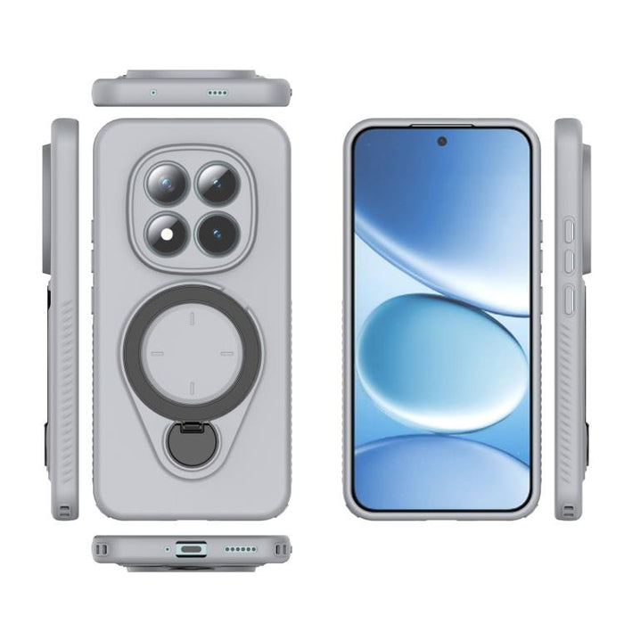Funda Ring Shield MagSafe de TPU para teléfono con soporte giratorio de 360 grados, For Redmi Note 15 Pro+ 5G 163.3mm, For Redmi Note 15 4G / 5G Global 164mm, For Redmi Note 15 Pro 4G Global 163.2mm, For Redmi Note 15 Pro 5G Global 163.6mm           ...