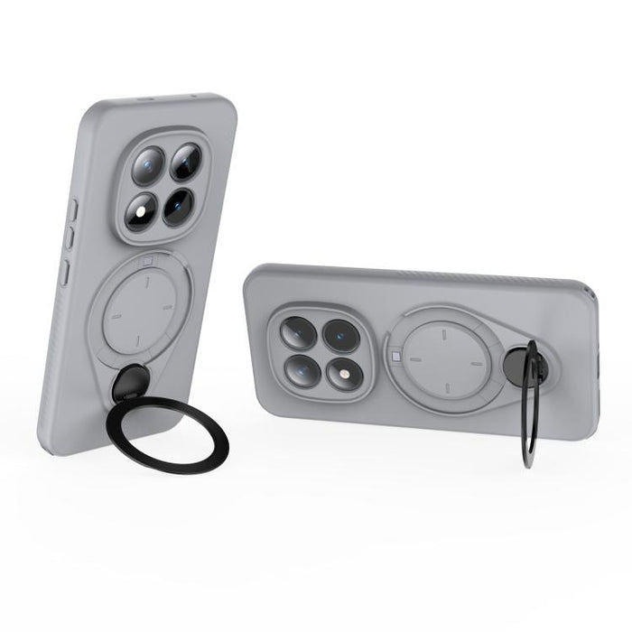 Funda Ring Shield MagSafe de TPU para teléfono con soporte giratorio de 360 grados, For Redmi Note 15 Pro+ 5G 163.3mm, For Redmi Note 15 4G / 5G Global 164mm, For Redmi Note 15 Pro 4G Global 163.2mm, For Redmi Note 15 Pro 5G Global 163.6mm           ...