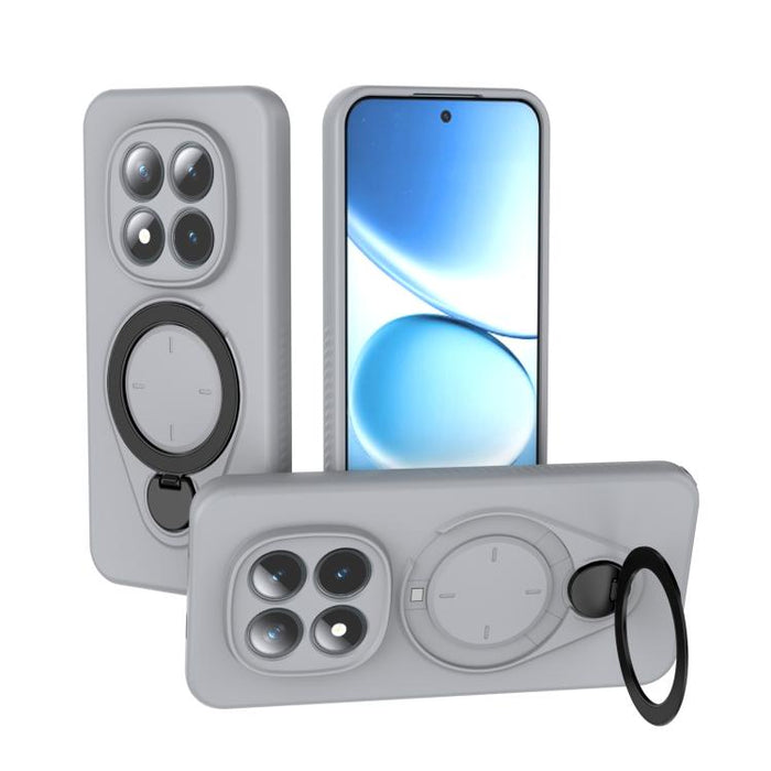 Funda Ring Shield MagSafe de TPU para teléfono con soporte giratorio de 360 grados, For Redmi Note 15 Pro+ 5G 163.3mm, For Redmi Note 15 4G / 5G Global 164mm, For Redmi Note 15 Pro 4G Global 163.2mm, For Redmi Note 15 Pro 5G Global 163.6mm           ...