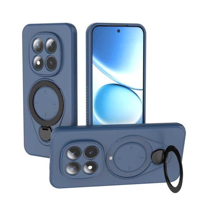 Funda Ring Shield MagSafe de TPU para teléfono con soporte giratorio de 360 grados, For Redmi Note 15 Pro+ 5G 163.3mm, For Redmi Note 15 4G / 5G Global 164mm, For Redmi Note 15 Pro 4G Global 163.2mm, For Redmi Note 15 Pro 5G Global 163.6mm           ...