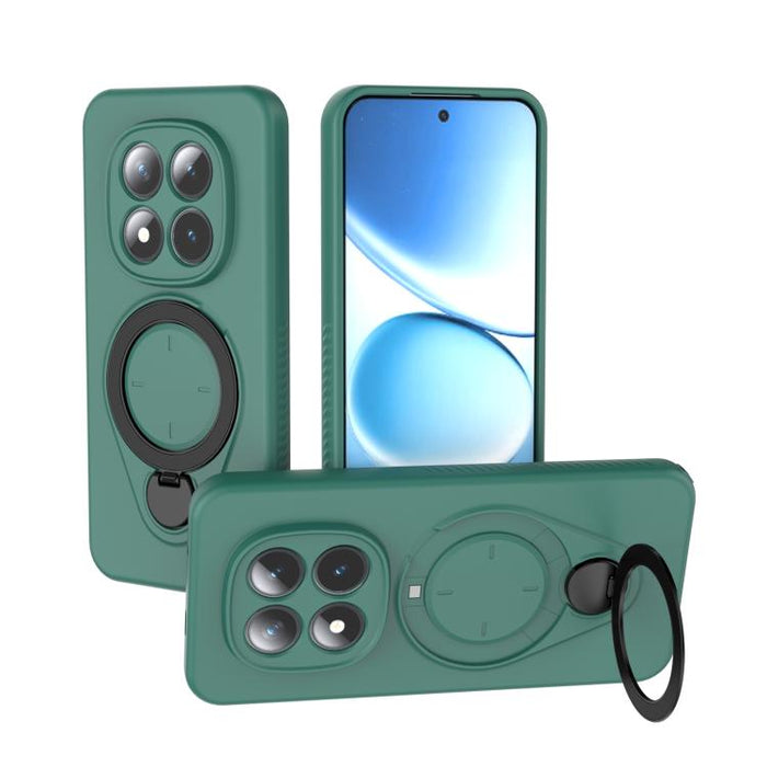 Funda Ring Shield MagSafe de TPU para teléfono con soporte giratorio de 360 grados, For Redmi Note 15 Pro+ 5G 163.3mm, For Redmi Note 15 4G / 5G Global 164mm, For Redmi Note 15 Pro 4G Global 163.2mm, For Redmi Note 15 Pro 5G Global 163.6mm           ...