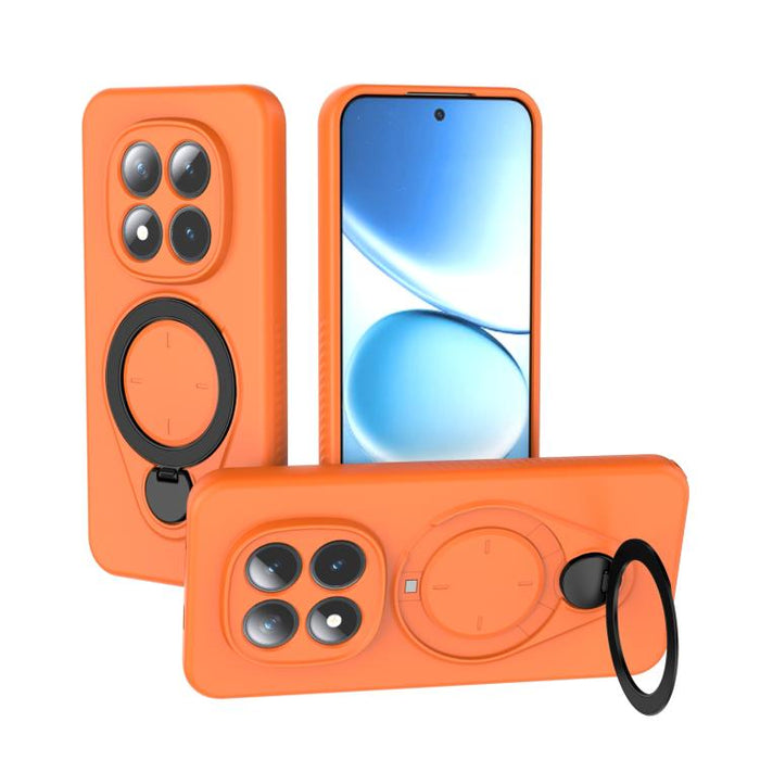 Funda Ring Shield MagSafe de TPU para teléfono con soporte giratorio de 360 grados, For Redmi Note 15 Pro+ 5G 163.3mm, For Redmi Note 15 4G / 5G Global 164mm, For Redmi Note 15 Pro 4G Global 163.2mm, For Redmi Note 15 Pro 5G Global 163.6mm           ...