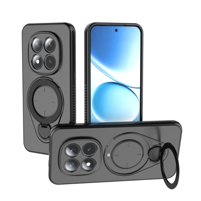 Funda Ring Shield MagSafe de TPU para teléfono con soporte giratorio de 360 grados, For Redmi Note 15 Pro+ 5G 163.3mm, For Redmi Note 15 4G / 5G Global 164mm, For Redmi Note 15 Pro 4G Global 163.2mm, For Redmi Note 15 Pro 5G Global 163.6mm           ...