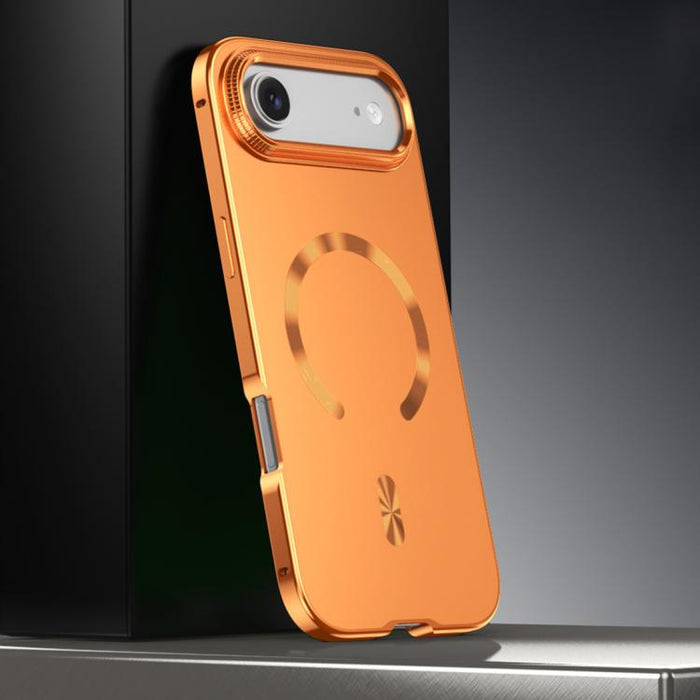 Frosted Magnetic Shield MagSafe Alloy Metal Phone Case, For iPhone 17 Pro Max, For iPhone 17 Pro, For iPhone 17, For iPhone Air, For iPhone 16 Pro Max, For iPhone 16 Pro, For iPhone 15 Pro Max, For iPhone 15 Pro