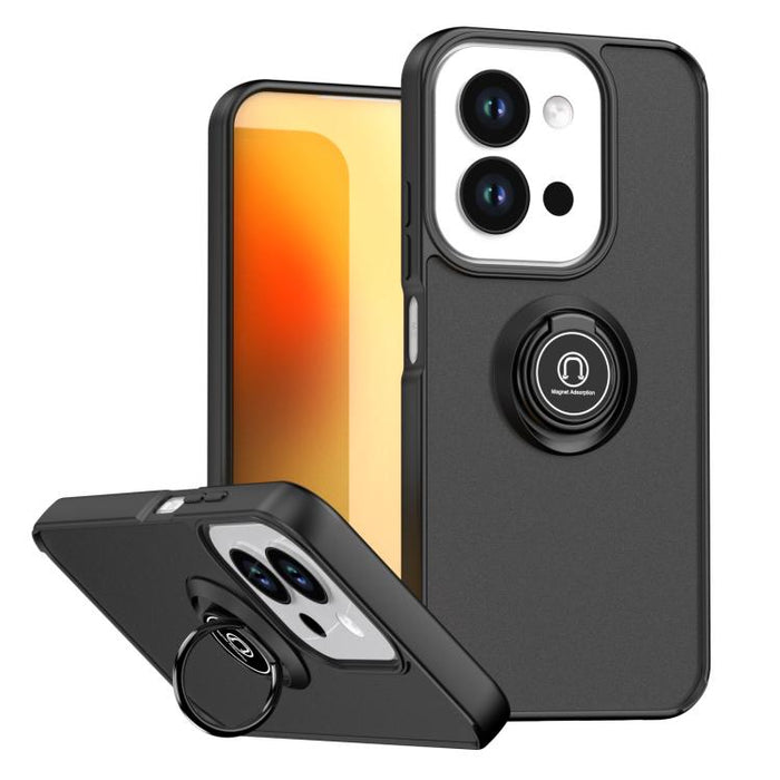 Funda para teléfono Q Shadow 1 Series de TPU + PC con anillo, For Redmi A7 Pro 4G / 5G 171mm, For Redmi 15a 5G, For Redmi Note 15 Pro 4G Global 163.2mm, For Redmi 15C 5G / 4G EU 173mm, For Redmi 15C 5G / 4G Global 171mm