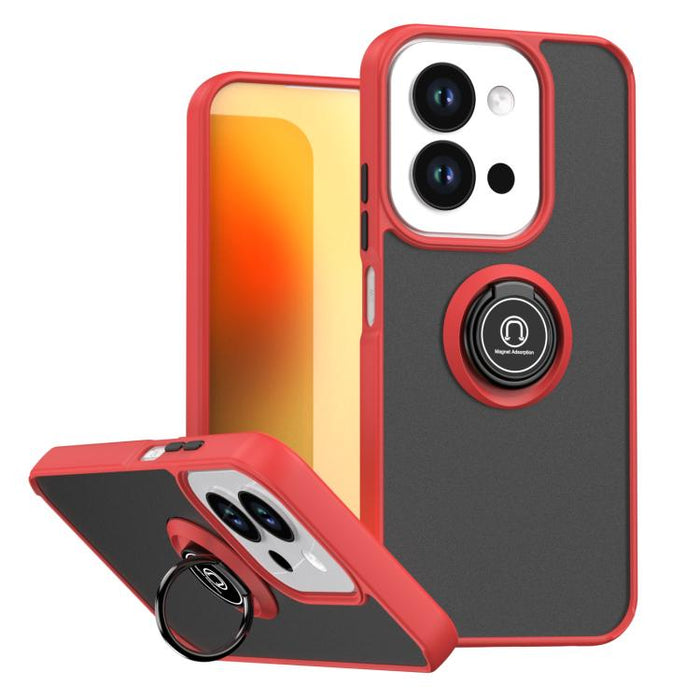 Funda para teléfono Q Shadow 1 Series de TPU + PC con anillo, For Redmi A7 Pro 4G / 5G 171mm, For Redmi 15a 5G, For Redmi Note 15 Pro 4G Global 163.2mm, For Redmi 15C 5G / 4G EU 173mm, For Redmi 15C 5G / 4G Global 171mm