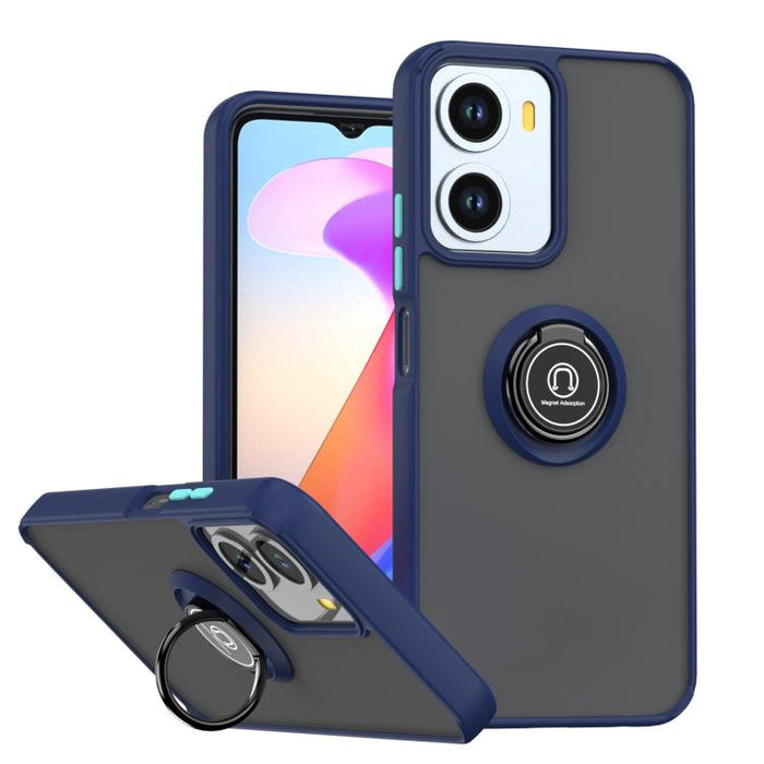 Funda para teléfono Q Shadow 1 Series de TPU + PC con anillo, For Redmi A7 Pro 4G / 5G 171mm, For Redmi 15a 5G, For Redmi Note 15 Pro 4G Global 163.2mm, For Redmi 15C 5G / 4G EU 173mm, For Redmi 15C 5G / 4G Global 171mm
