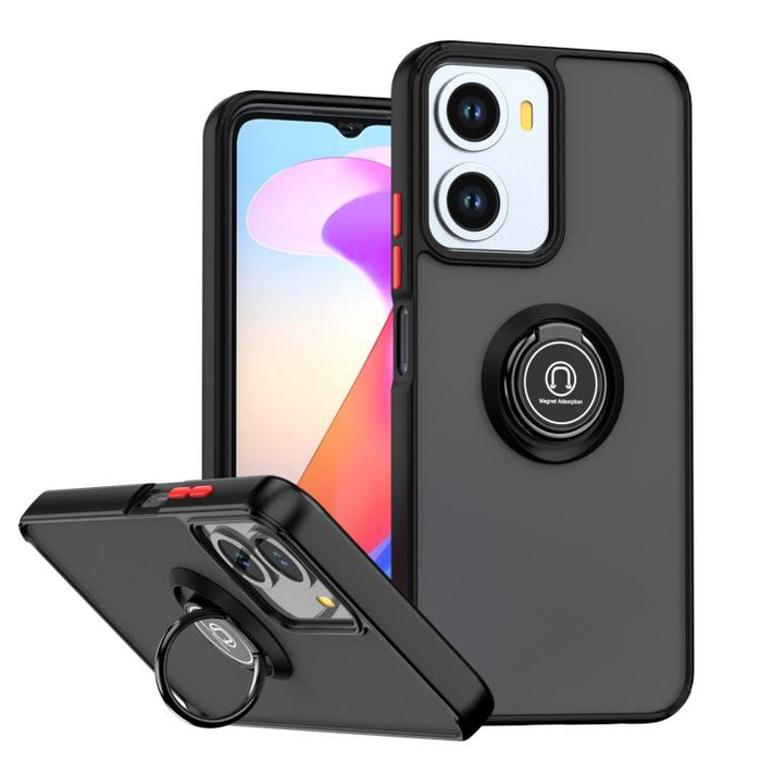 Funda para teléfono Q Shadow 1 Series de TPU + PC con anillo, For Redmi A7 Pro 4G / 5G 171mm, For Redmi 15a 5G, For Redmi Note 15 Pro 4G Global 163.2mm, For Redmi 15C 5G / 4G EU 173mm, For Redmi 15C 5G / 4G Global 171mm