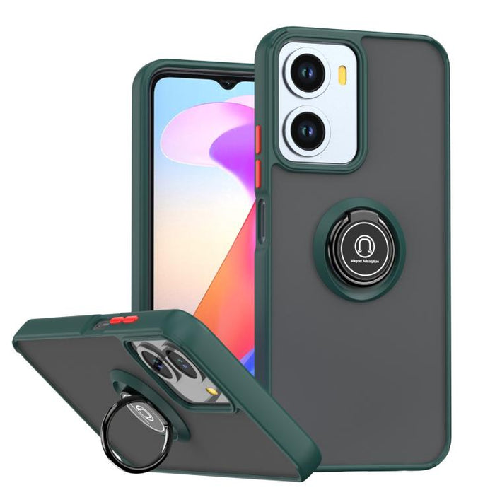 Funda para teléfono Q Shadow 1 Series de TPU + PC con anillo, For Redmi A7 Pro 4G / 5G 171mm, For Redmi 15a 5G, For Redmi Note 15 Pro 4G Global 163.2mm, For Redmi 15C 5G / 4G EU 173mm, For Redmi 15C 5G / 4G Global 171mm