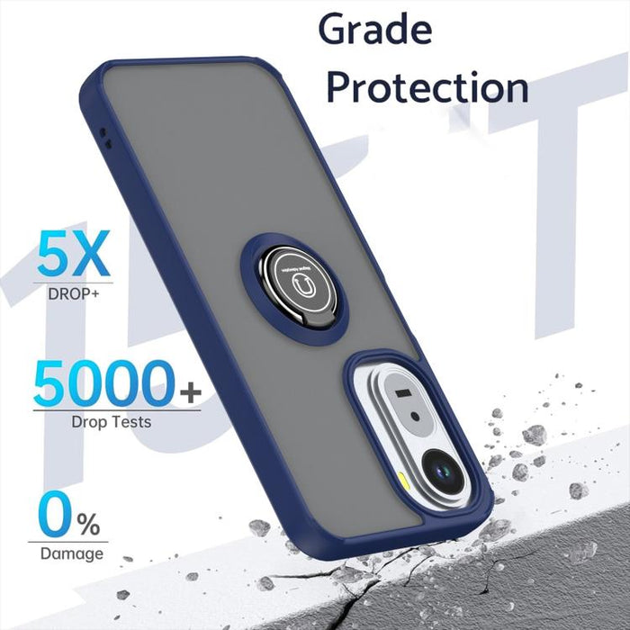 Funda para teléfono Q Shadow 1 Series de TPU + PC con anillo, For Redmi A7 Pro 4G / 5G 171mm, For Redmi 15a 5G, For Redmi Note 15 Pro 4G Global 163.2mm, For Redmi 15C 5G / 4G EU 173mm, For Redmi 15C 5G / 4G Global 171mm