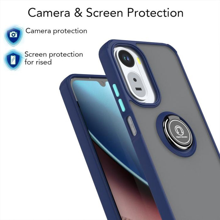 Funda para teléfono Q Shadow 1 Series de TPU + PC con anillo, For Redmi A7 Pro 4G / 5G 171mm, For Redmi 15a 5G, For Redmi Note 15 Pro 4G Global 163.2mm, For Redmi 15C 5G / 4G EU 173mm, For Redmi 15C 5G / 4G Global 171mm