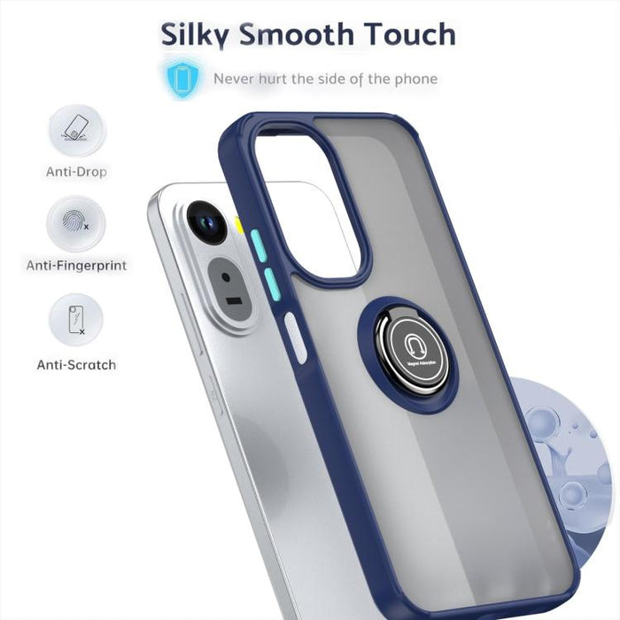 Funda para teléfono Q Shadow 1 Series de TPU + PC con anillo, For Redmi A7 Pro 4G / 5G 171mm, For Redmi 15a 5G, For Redmi Note 15 Pro 4G Global 163.2mm, For Redmi 15C 5G / 4G EU 173mm, For Redmi 15C 5G / 4G Global 171mm