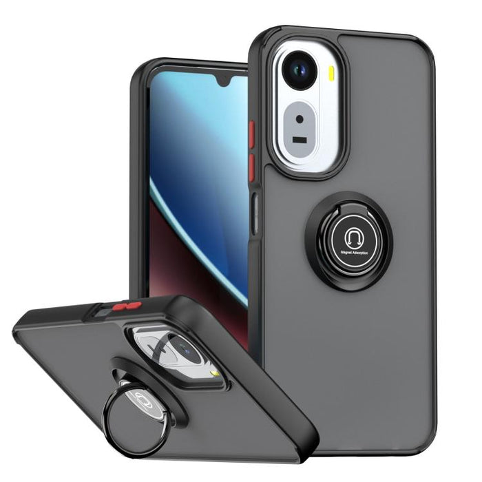 Funda para teléfono Q Shadow 1 Series de TPU + PC con anillo, For Redmi A7 Pro 4G / 5G 171mm, For Redmi 15a 5G, For Redmi Note 15 Pro 4G Global 163.2mm, For Redmi 15C 5G / 4G EU 173mm, For Redmi 15C 5G / 4G Global 171mm